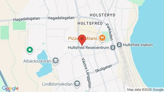Lägenheter att hyra i Hultsfred - Bild från Google Street View