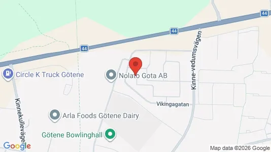 Lägenheter att hyra i Götene - kort over placeringen