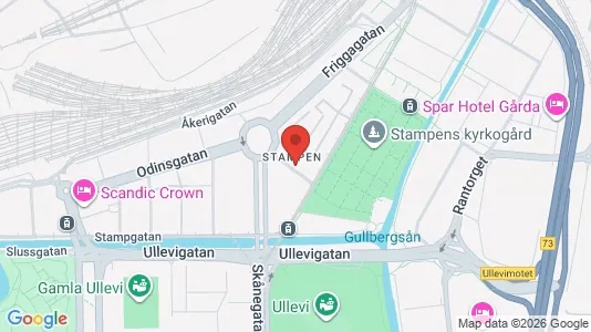 Lägenheter att hyra i Göteborg Centrum - kort over placeringen