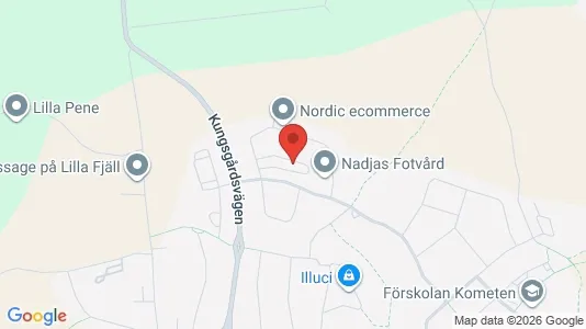 Lägenheter till salu i Växjö - kort over placeringen