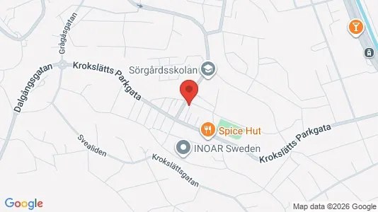 Lägenheter till salu i Mölndal - kort over placeringen