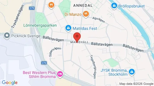 Lägenheter till salu i Västerort - kort over placeringen