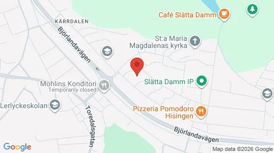 Lägenheter till salu i Göteborg Centrum - kort over placeringen