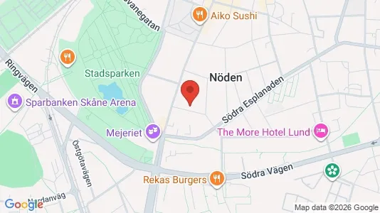 Lägenheter till salu i Lund - kort over placeringen