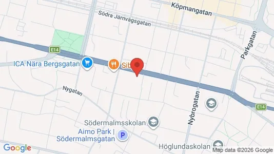 Lägenheter till salu i Sundsvall - kort over placeringen