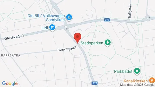 Lägenheter att hyra i Sandviken - Bild från Google Street View