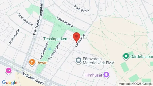 Lägenheter att hyra i Stockholm Innerstad - kort over placeringen
