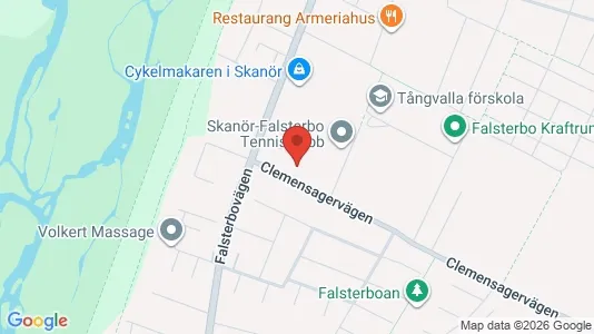 Lägenheter till salu i Vellinge - kort over placeringen