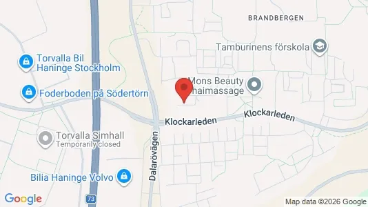 Lägenheter till salu i Haninge - kort over placeringen