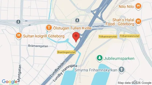 Lägenheter till salu i Göteborg Centrum - kort over placeringen