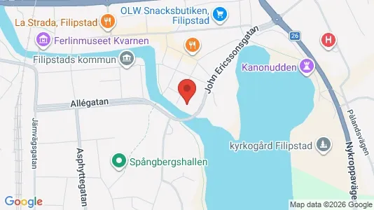 Lägenheter att hyra i Filipstad - Bild från Google Street View