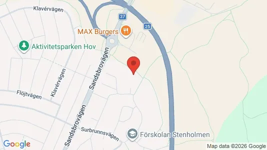 Lägenheter till salu i Växjö - kort over placeringen
