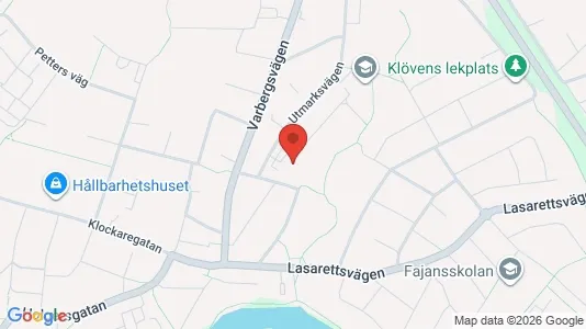 Lägenheter att hyra i Falkenberg - kort over placeringen