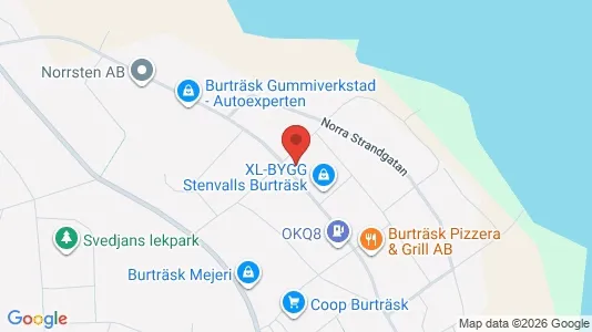 Lägenheter att hyra i Skellefteå - kort over placeringen
