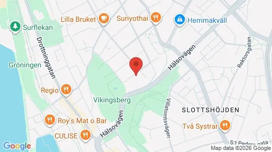 Lägenheter till salu i Helsingborg - kort over placeringen