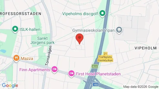 Lägenheter till salu i Lund - kort over placeringen