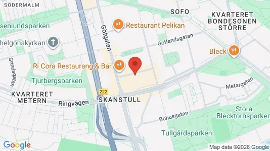 Lägenheter till salu i Södermalm - kort over placeringen