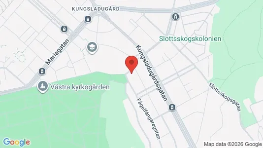 Lägenheter till salu i Majorna-Linné - kort over placeringen