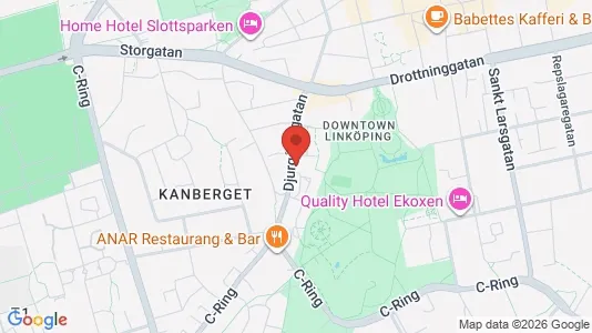 Lägenheter till salu i Linköping - kort over placeringen