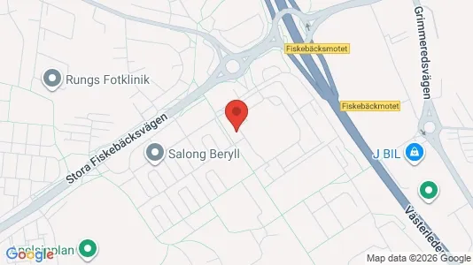 Lägenheter till salu i Göteborg Västra - kort over placeringen