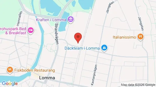 Lägenheter till salu i Lomma - kort over placeringen