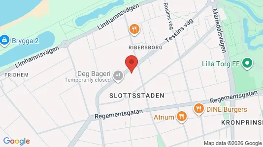 Lägenheter till salu i Malmö Centrum - kort over placeringen