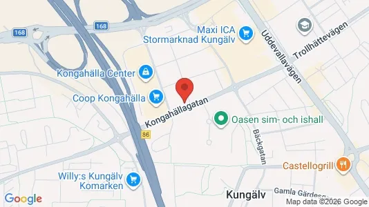 Lägenheter till salu i Kungälv - kort over placeringen