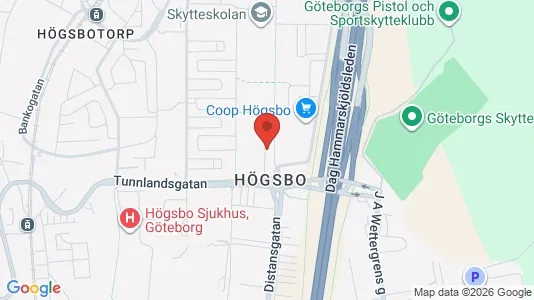 Lägenheter till salu i Majorna-Linné - kort over placeringen