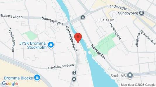 Lägenheter till salu i Västerort - kort over placeringen