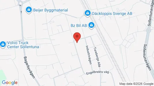 Lägenheter att hyra i Sollentuna - kort over placeringen