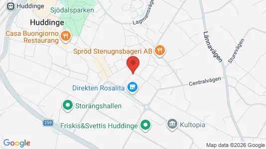 Lägenheter till salu i Huddinge - Bild från Google Street View