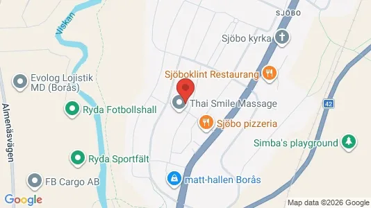 Lägenheter till salu i Borås - kort over placeringen