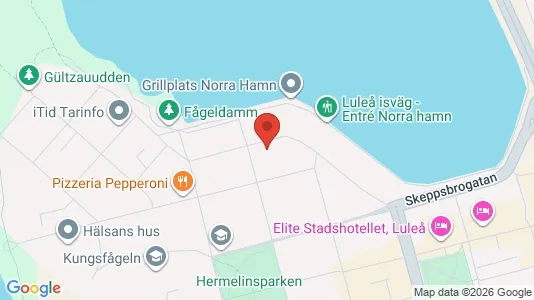 Lägenheter till salu i Luleå - kort over placeringen