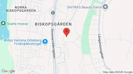Lägenheter till salu i Västra hisingen - kort over placeringen