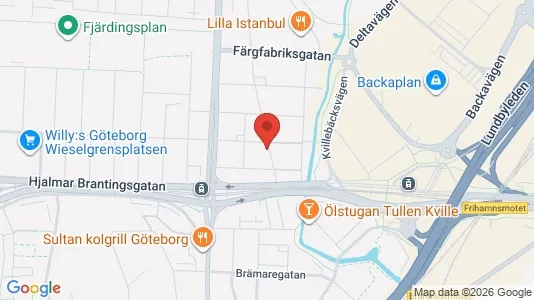 Lägenheter till salu i Göteborg Centrum - kort over placeringen