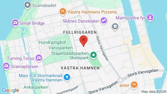 Lägenheter att hyra i Malmö Centrum - kort over placeringen