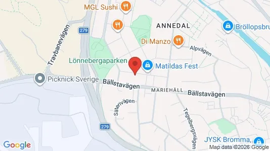 Lägenheter till salu i Västerort - kort over placeringen