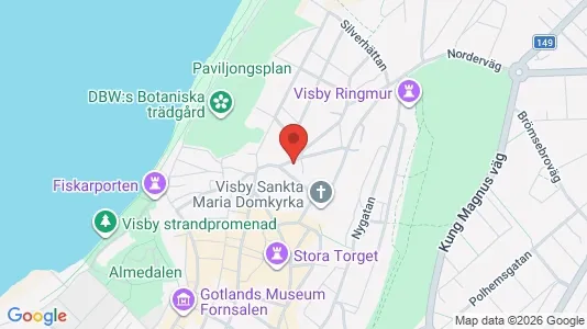 Lägenheter till salu i Gotland - kort over placeringen