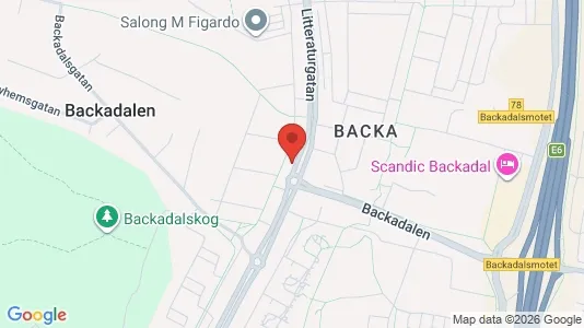 Lägenheter till salu i Norra hisingen - kort over placeringen