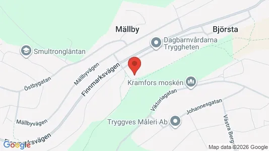 Lägenheter att hyra i Kramfors - kort over placeringen