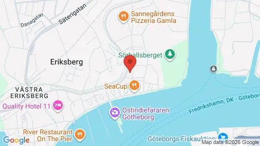 Lägenheter till salu i Lundby - kort over placeringen