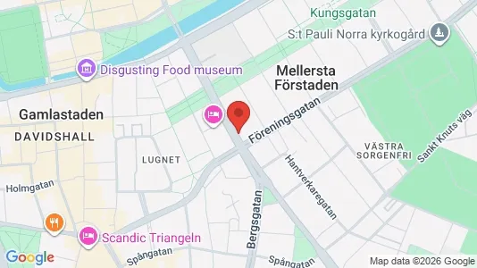 Lägenheter till salu i Malmö Centrum - kort over placeringen