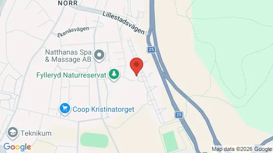Lägenheter till salu i Växjö - kort over placeringen