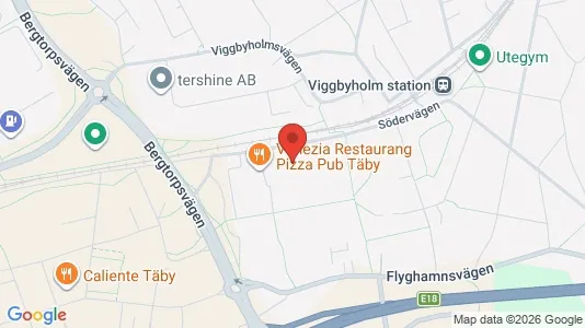 Lägenheter till salu i Täby - kort over placeringen