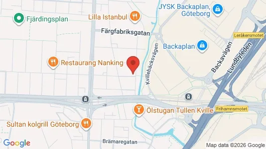 Lägenheter till salu i Lundby - kort over placeringen