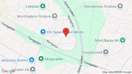 Lägenheter till salu i Skellefteå - kort over placeringen
