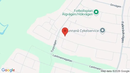 Lägenheter att hyra i Skellefteå - kort over placeringen