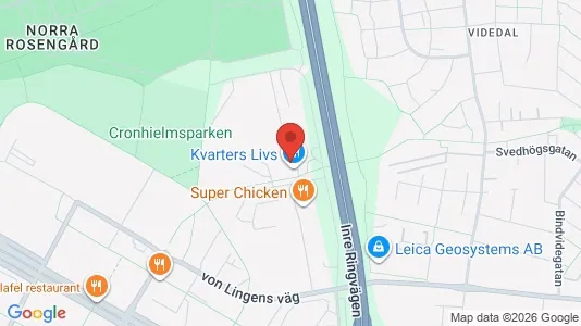 Lägenheter till salu i Malmö Centrum - kort over placeringen