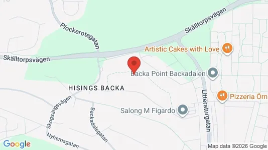 Lägenheter till salu i Norra hisingen - kort over placeringen