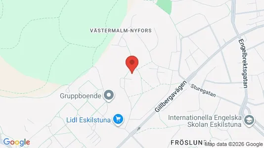 Lägenheter att hyra i Eskilstuna - kort over placeringen